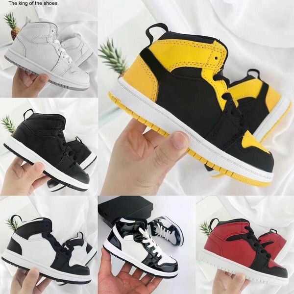 

children university blue 1 1s basketball shoes boy girl hyper royal sneakers light smoke sports royal toe trainers size eur 26-35