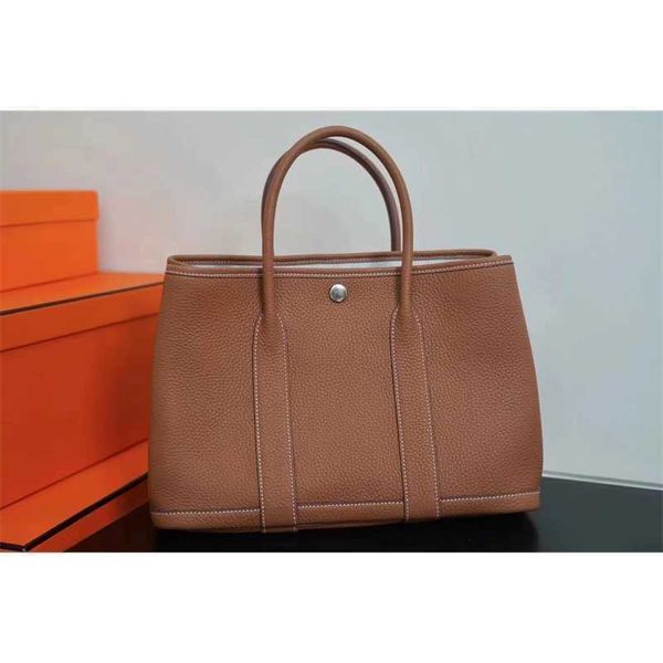 

herme handbags garden party 2022 new cowhide women's bag handbag garden tote