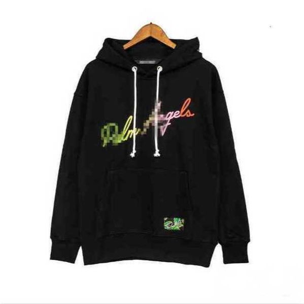 

men's hoodies sweatshirts mens designer sweater spray print hooded palmes angel hoodie loose lovers pa jumper women hoody oversized 11, Black