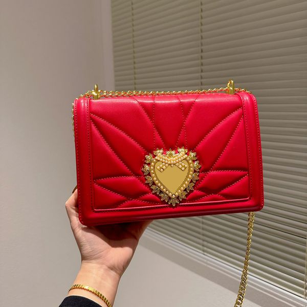 

designer devotion chains bags sicily cross body quilted sheepskin heart women fashion flap with magnetic closure luxury gold hardware letter