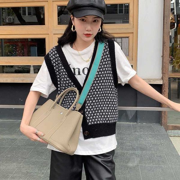 

herme handbags garden party one shoulder cross body bucket large capacity hand commuter tote cowhide garden