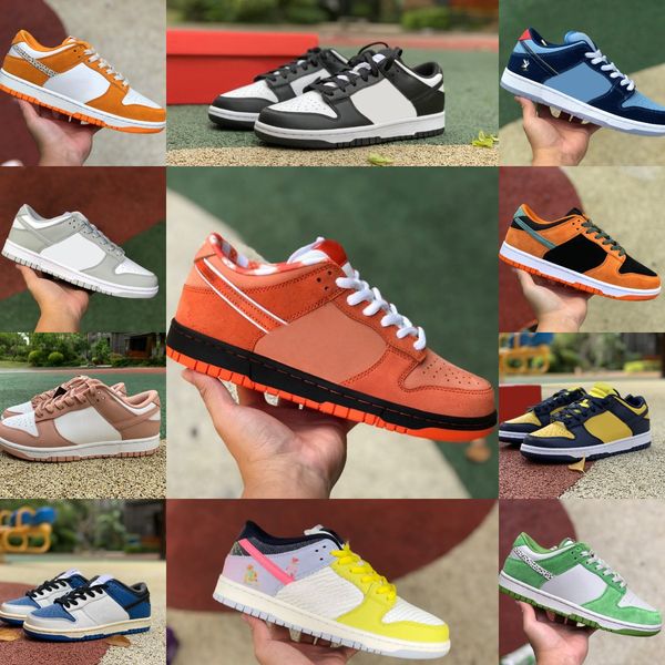 

designers dunks men women sports shoes trainer sb white black why so sad grey fog orange lobster rose whisper be true ceramic fruity pebbles