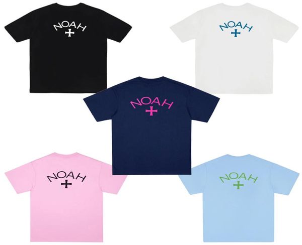 

22 ss high street ins tide brand men039s tshirts noah letter printed shortsleeved for men and women tee cotton casual t 7278019, White;black