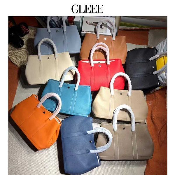 

herme handbags garden party versatile commuter bag leather 30 36cm hand ol large capacity mommy shopping