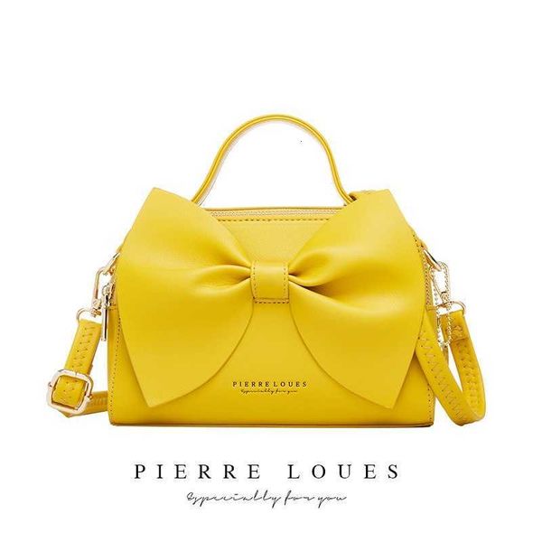 

2022 new womenbag korean bow single shoulder pierre loues messenger
