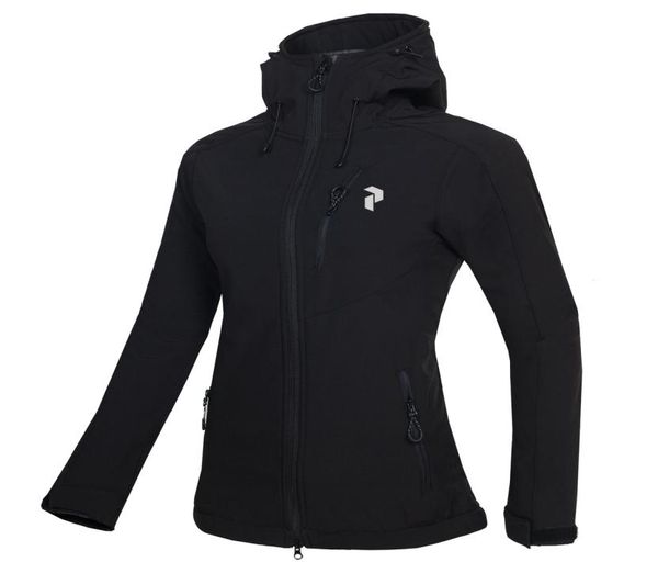 

the new autumn and winter north fleece peak jacket soft shell jackets for women norte face outdoor sports clothes 4873238, Black;brown