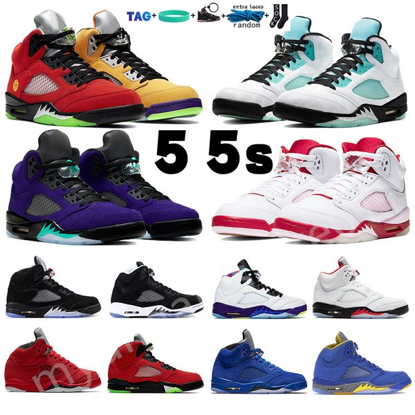 

jumpman 5s sneaker casual shoes retro men women 6 designer shoe sports trainer what the michigan island green white hyper royal 3 outdoor sp, Black