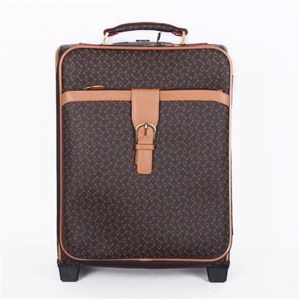 

grade real calf leather travel luggage rolling case men269s