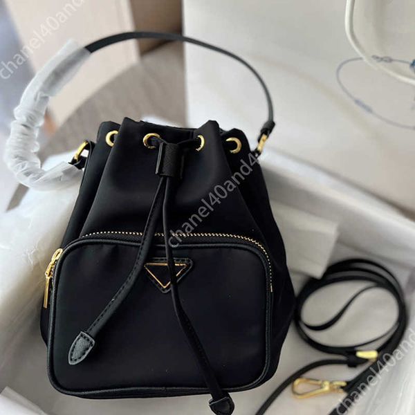 

drawstring bags pradbag totes bucket small crossbody bags for women designer handbag party fashion purse 22081266