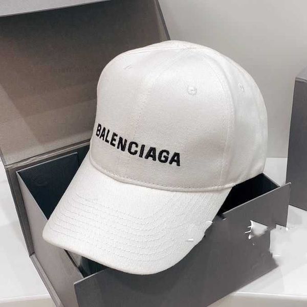 

bonnet designer balenciga beanie ball cap hat winter baseball and balencigass spring summer new parisian men's women's same embroi, Blue;gray