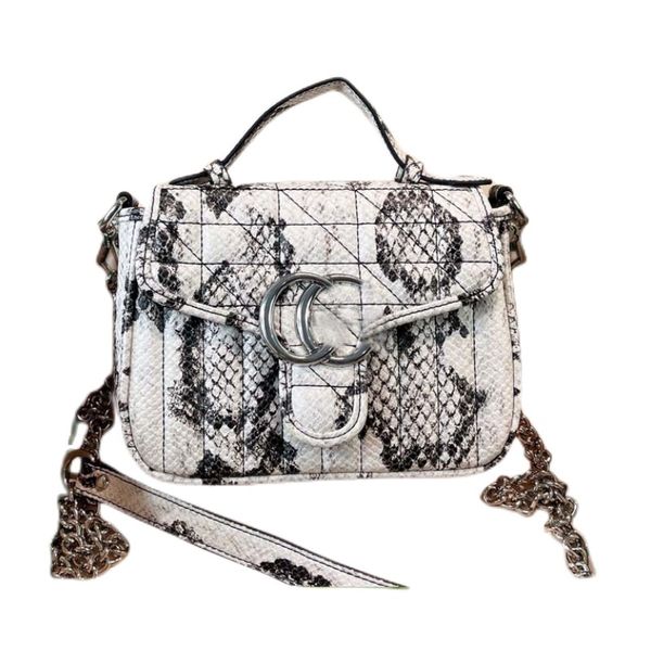 

designer bag women handbags clutch serpentine animal print lady cross body handbag chain fashion tote luxury bags messenger leather purses t