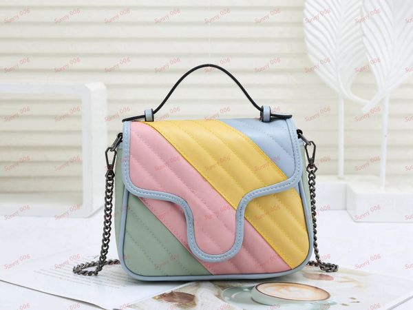 

luxury tote bags designer totes fashion handbag shoulder bag purse cross body pack chain wallet camouflage purses multi color splicing