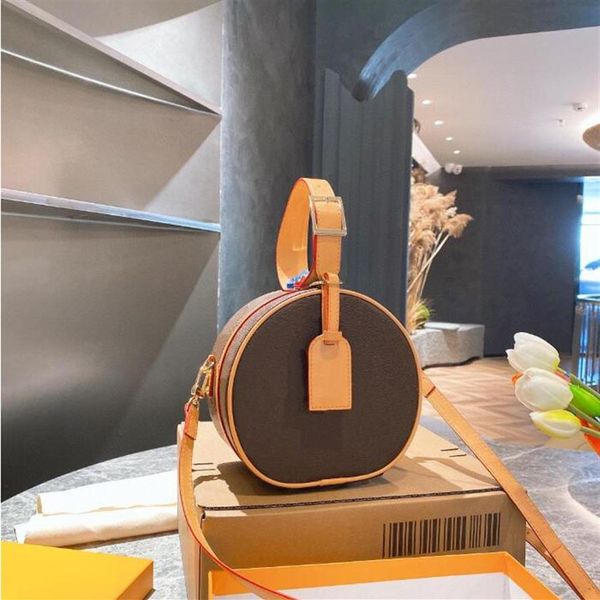 

women's bag round cake slanting cross bady designer handbag fashion with letter printing classic shoulder bags w243e