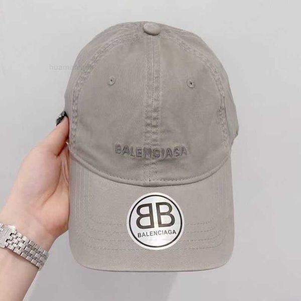 

hat beanie ball cap designer winter letter balenciga balencigass bonnet baseball double version soft embroidered washed cotton dfxb, Blue;gray