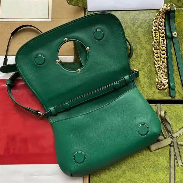 

blondie shoulder bag real leather cross body canvas strap leather trim cotton linen lining round interlocking designerluxury, Black;red