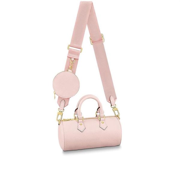 

speedy papillon bb crossbody bag latest styles designers handbag luxurys 2pcs purses 2021 summer pink shoulder cowhide leather tri262j