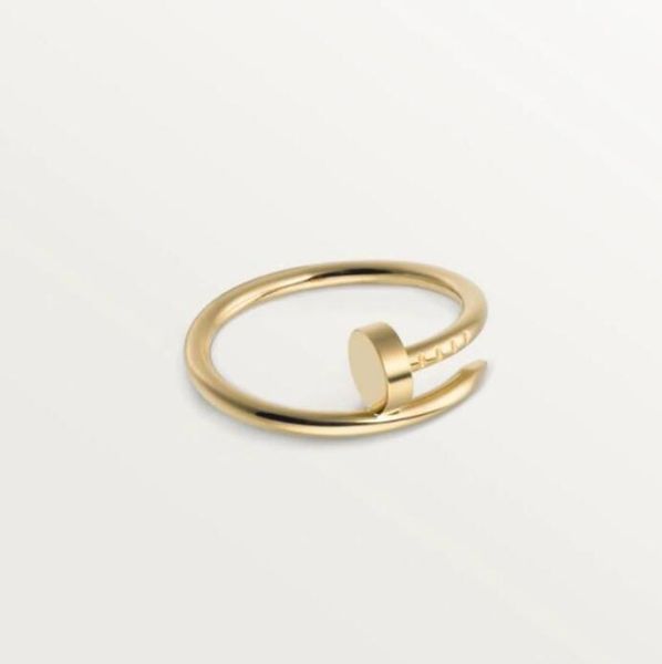 

nail ring love rings designer rings for women jewelry titanium steel single fashion classic gold silver rose optional size5-10