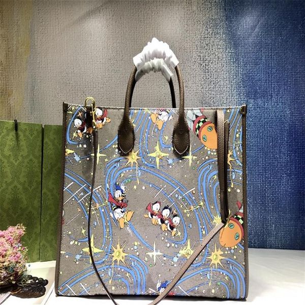 

2021 fashion ladies handbag shopping bag large capacity leather luxury brand classic pattern design272p