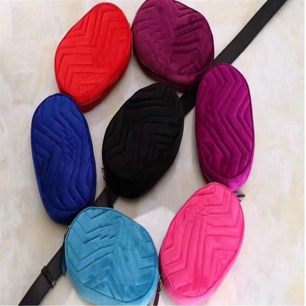 

luxury designer handbags women bag designer mini messenger bags cross body shoulder velvet girl waist bag248z