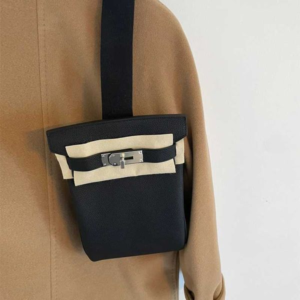 

herme bags all steel hardware men and women's universal h home chest bag leather togo head layer cow leather single shoulder diagonal s