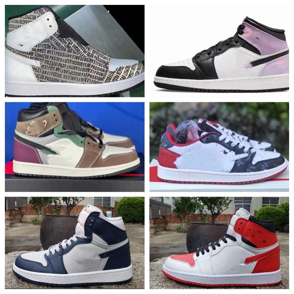 

basketball shoes classical 1s high og georgetowm starfish elephant toe volt multi color red black jumpman 1 sneakers rubber sole sports trai