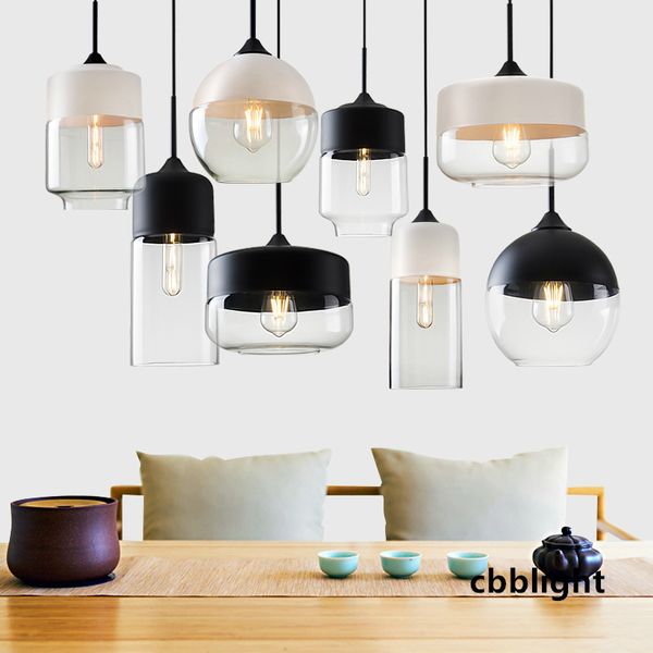 

nordic pendant lamps modern glass hanging led light fixtures for restaurant living bedroom indoor decoration luminaire suspension chandelier