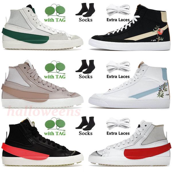 

2023 fashion blazer mid 77 shoe vintage low men women jumbo sunflower casual shoes black white cool grey pomegranate indigo mens sports trai