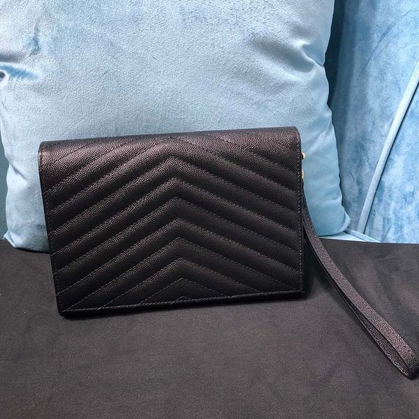 

fashion handbags women luxury designers genuine leather bag with letters woman messenger bags shoulder bags black solid envelope handbag sim
