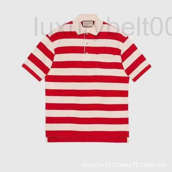 

men's polos designer short sleeved men apricot stripe polo shirt g short cotton ue0b, White;black