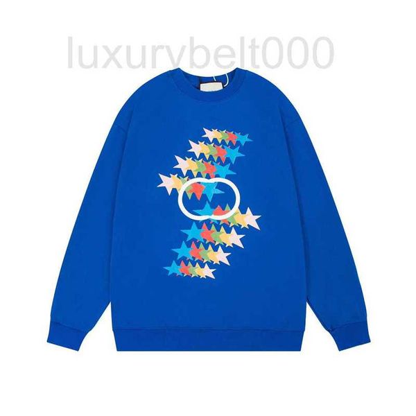 

women's hoodies & sweatshirts designer new g-interlocking double g-star cartoon printed sweater round neck terry nuqb, Black