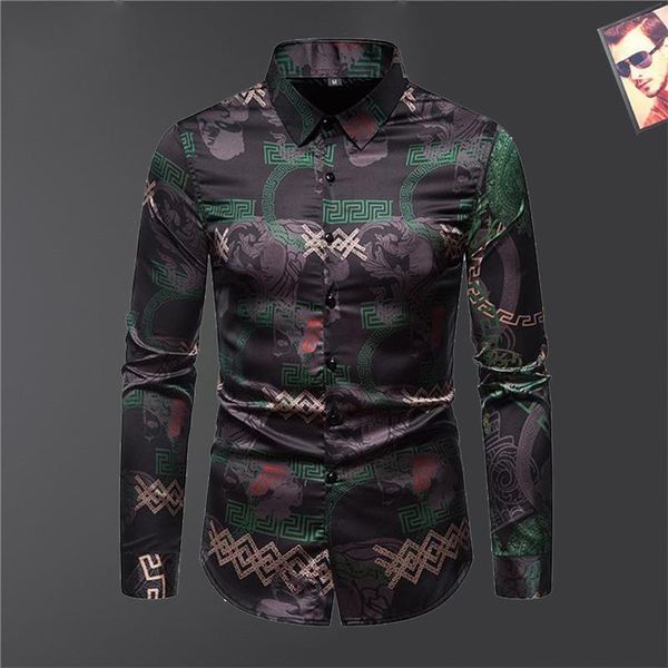 

2023 luxury designer men's casual shirts suit fashion casual shirt brand spring and autumn slim the most clothing0.99, White;black