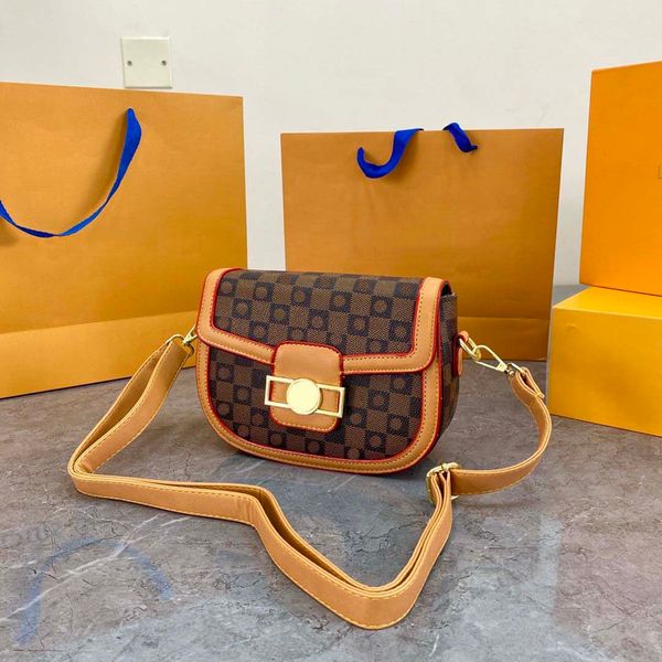 

bags totes designer bag women handbag classic luxury brand imitation solid color plaid buckle shoulder bag fashion dinner wallet party