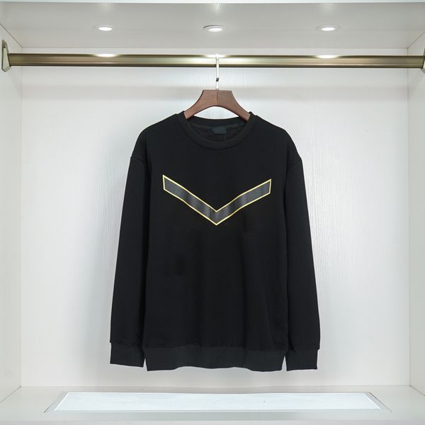 

luxury brand hoodie men hoodie high street cotton pullover long sleeve sweatshirt autumn and winter hoodies outerwear casual jumper jacket, Black