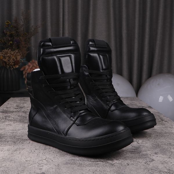 

rick casual shoes men's high sneakers board shoes ro owens black women's ankle boots
