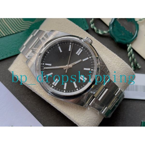 

five star mens watch ref.124300 super factory 41mm black dial 2813 movement automatic mechanical 904l stainless steel fashion luminous wrist, Slivery;brown