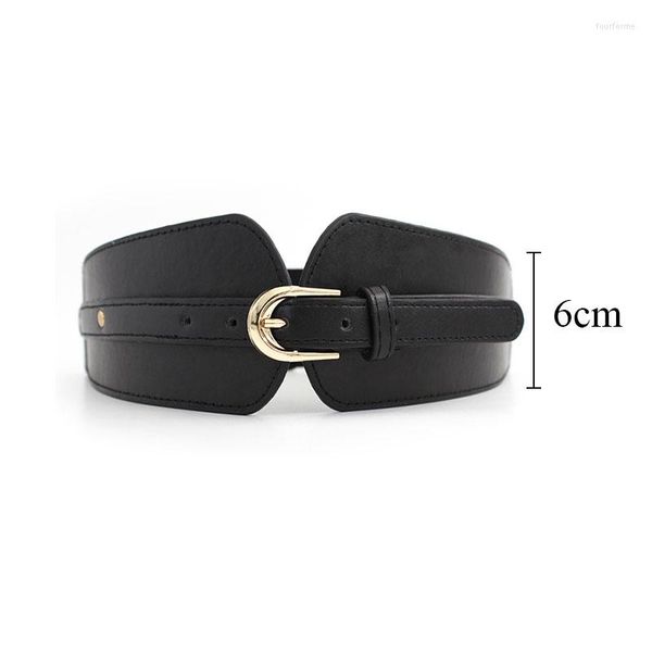 

belts 89cm female wide elastic waistband oval pin buckle belt for women cinch waist stretch band overcoat dress clothing decorate, Black;brown