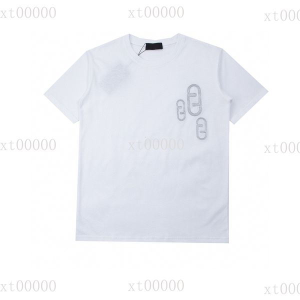 

23ss designer letter printed t shirts tee sweatshirt fashion high street short sleeves summer casual t-shirt breathable men women crew neck, Black;brown