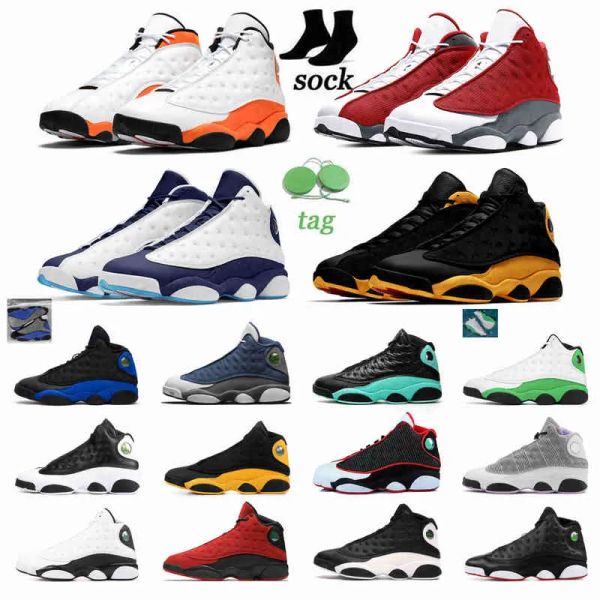 

13 13s men basketball shoes phantom red flint court purple hyper royal gold glitter obsidian mens trainers sports sneakers us 7-16.5