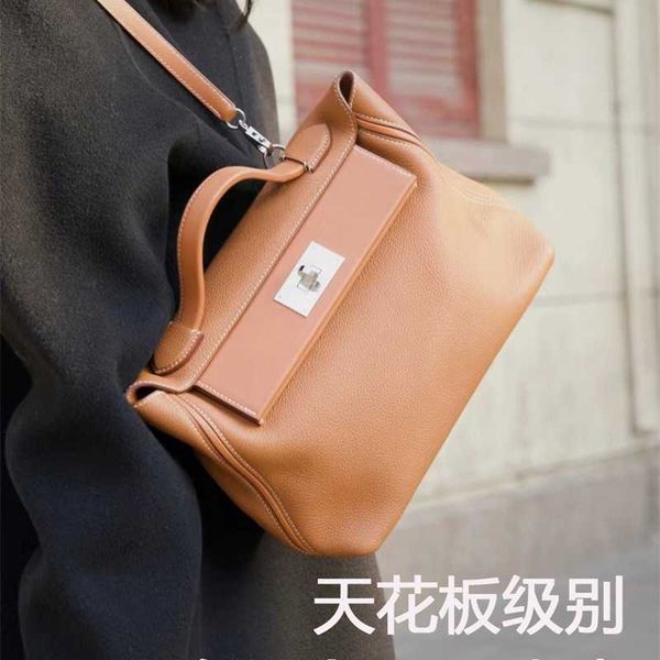 

herme herme bags pure handmade wax thread tc factory layer cowhide hand suture high version 2023 mini2424 wing bag 0d9f