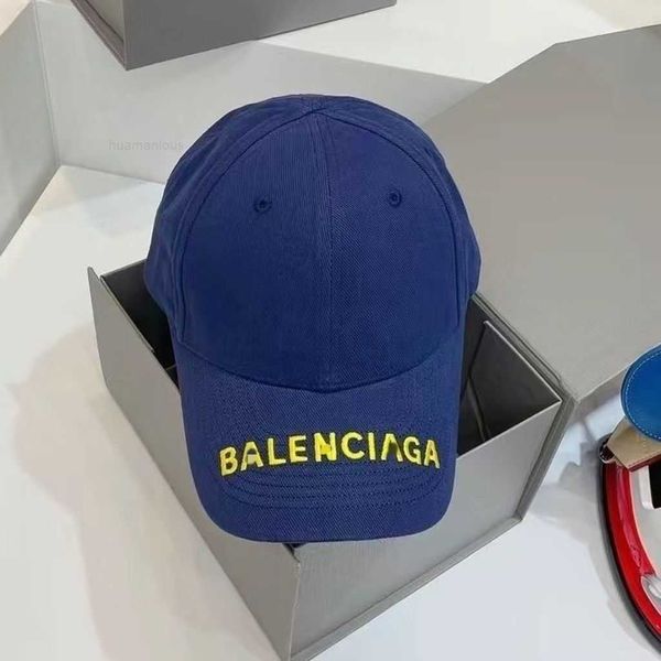 

cap designer winter balenciga hat beanie fashion ball caps family balencigass bonnet new style old letter baseball korean version men and t7, Blue;gray