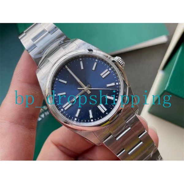 

real p mens watch new 36mm blue dial 2813 automatic mechanical movement sapphire ss steel bracelet super quality watches, Slivery;brown