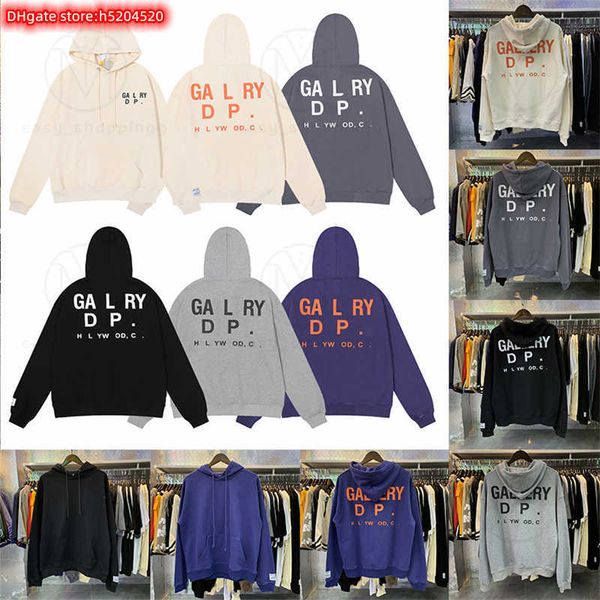 

f9il men's and women's hoodies crew neck sweatshirts fashion design brand deptgaleryes hoody hoodys winter long sleeve s clothing, Black