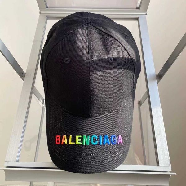 

winter designer balenciga beanie korean ball cap hat red net balencigass bonnet version ins paris brim embroidered baseball men's and y, Blue;gray