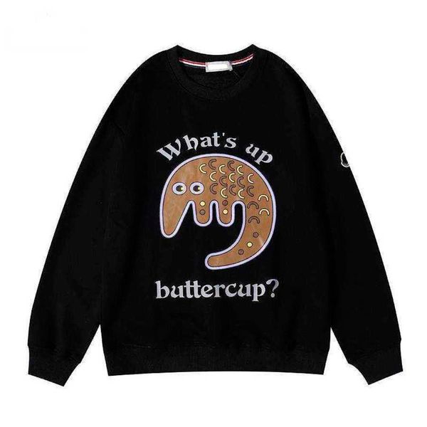 

fashion brand designer hoodies high street men's and women's sweater coat animal fashionable casual loose pullovers black