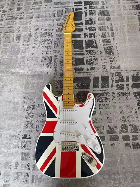 

flag maple fingerboard high end pickup six string electric guitar fashion rock
