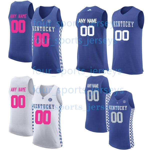 

custom ncaa kentucky wildcats college basketball brennan canada daimion collins grant darbyshire cj fredrick walker horn chris livingston ug, Black;red