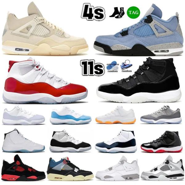 

basketball shoes 11 11s men sneaker cherry cool grey 25th anniversary sports women sail 4 4s concord university blue black cat white trainer