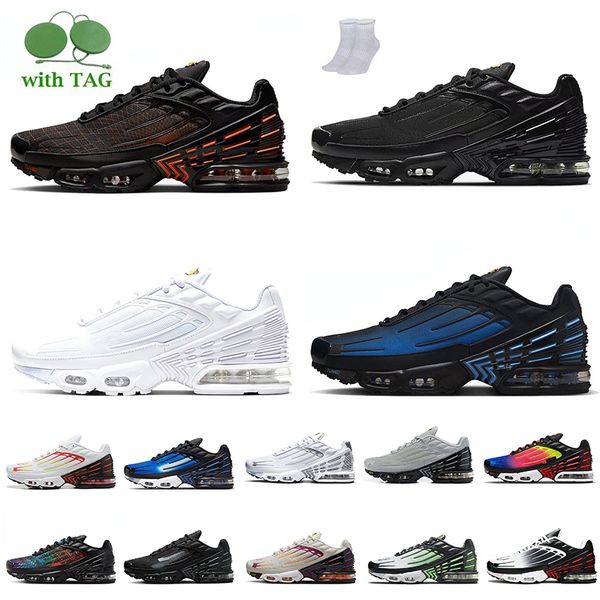 

3 tn plus running shoes mesh triple white black unity tn atlanta tns royal halloween outdoors repeat print purple gold olive men women