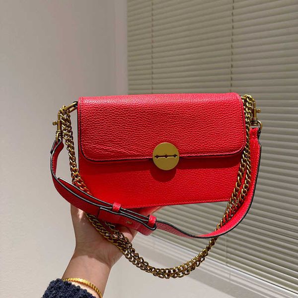 

new underarm chain bag shoulder bags lychee leather designer bag womens crossbody bags purse handbag messenger vintage flap lady wallet 2212