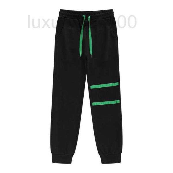 

men's pants designer autumn and winter new bump process double g letter back pocket high density embroidery e2an, Black